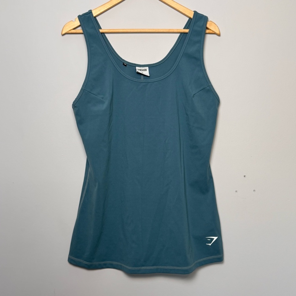 Gymshark Teal Scoop Neck Tank Top